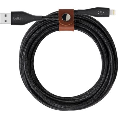 Belkin DuraTek Plus Lightning to USB-A Cable with (F8J236BT10-BLK)