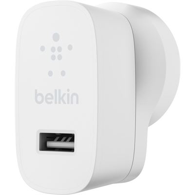 Belkin Single Portl 12W USB-A Home Wall Charger (WCA002AUWH)