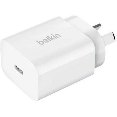 Belkin USB-C, 20W AC CHARGER, STANDALONE, 2-PACK (WCA007AUWH-2PK)