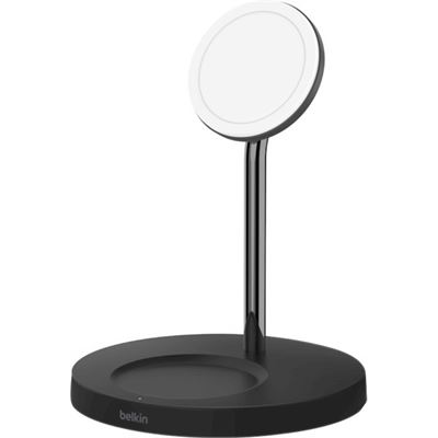 Belkin BOOSTCHARGE PRO 2-in-1 Wireless Charger Stand (WIZ010AUBK#)