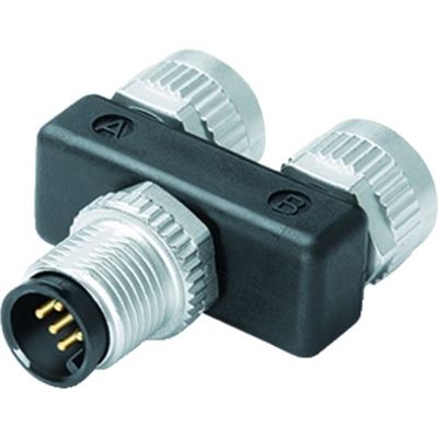Binder RS485 splitter,M!2 x 1, one male connector two (79-5210-00-05)
