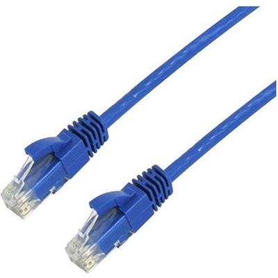 BluPeak 50cm Ultra Thin CAT 6A UTP LAN Cable - Blue (C6AT005BU)