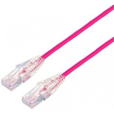 BluPeak 1m Ultra Thin CAT 6A UTP LAN Cable - Pink (C6AT010PK)