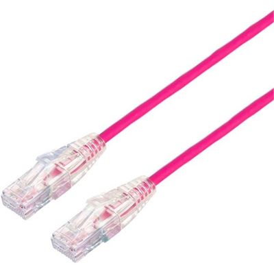 BluPeak 1.5m Ultra Thin CAT 6A UTP LAN Cable - Pink (C6AT015PK)