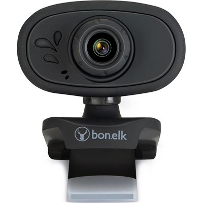 Bonelk USB Webcam, Clip On, 720p (Black) (ELK-63021-R)