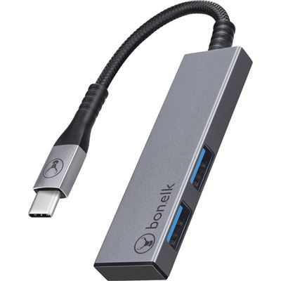 Bonelk Long-Life Series USB-C to 2 Port USB 3.0 Slim (ELK-80023-R)