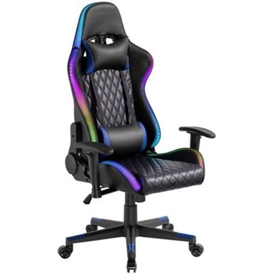 Brateck Gaming Chair with Built-in RGB Lights. Ergonomic (CH06-30)