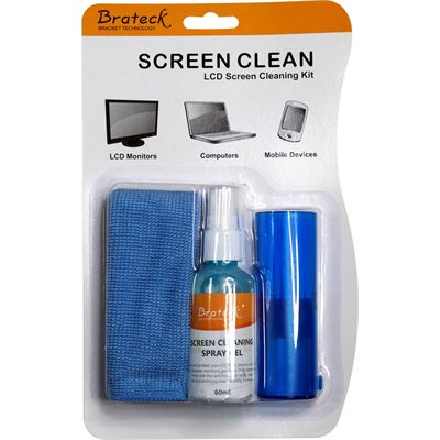 Brateck LCD Cleaning Kit. Includes 60ml non-drip cleaning (CK-SC1)