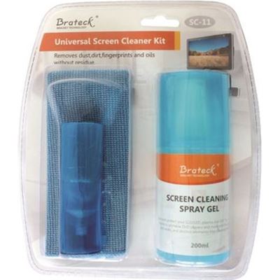 Brateck Screen Cleaner Kit. 200ml Spray Bottle. Includes (CK-SC11)