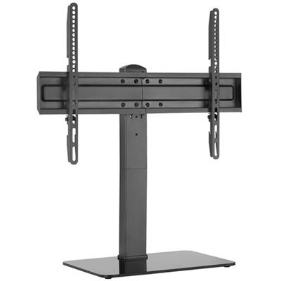Brateck 37"-70" TV Desk Stand with Glass Base. Vertical (LDT03-23L)