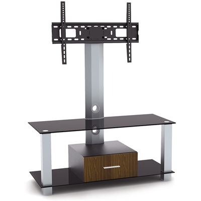 Brateck Bretack Elegant Aluminum Wood and Glass TV Stand For (LK-201)