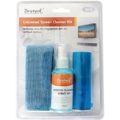 Brateck 3-In-1 Screen Cleaner Kit 1 x 60ml Screen Cleaner + 1 (SC-1)