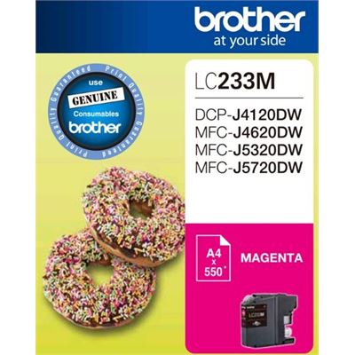Brother LC233 Magenta Ink Cart (LC-233MS)