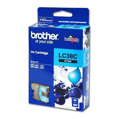 Brother B38C - Brother LC38 Cyan Ink Cart (LC-38C)