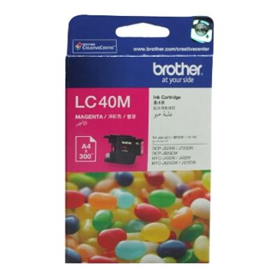 Brother B40M - Brother LC40 Magenta Ink Cart (LC-40M)