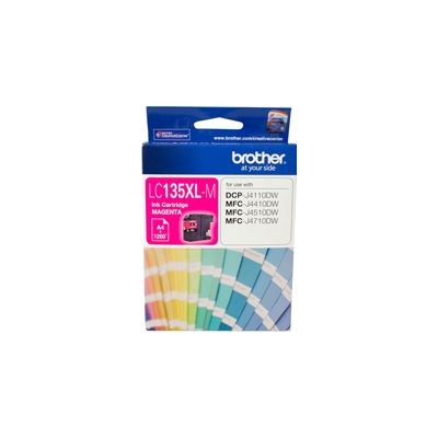 Brother LC135XLM : Ink cartridge Magenta with 1200 page (LC135XLM)