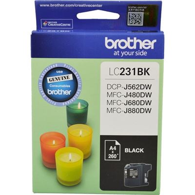 Brother LC231BK Ink Cartridge - Black (LC231BK)