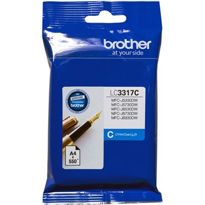 Brother LC3317C CYAN 550 PAGES (LC3317C)
