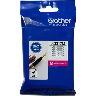 Brother LC3317M MAGENTA 550 PAGES (LC3317M)