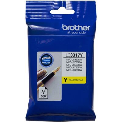 Brother LC3317Y YELLOW 550 PAGES (LC3317Y)