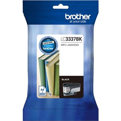 Brother LC3337BK BLACK HIGH YIELD INK CART (LC3337BK)