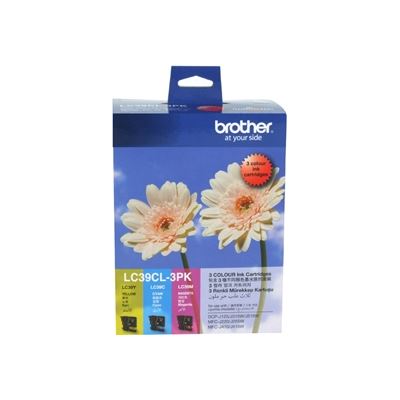 Brother LC39cl3pk includes separate cartridges of (LC39CL3PK)