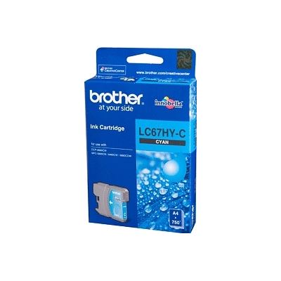 Brother LC67HYC Hi capacity cyan cartridgeIncludes (LC67HYC)