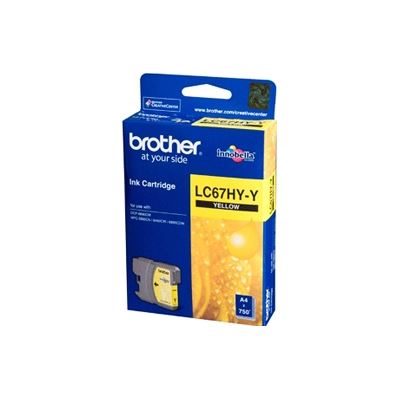 Brother LC67HYY Hi capacity yellow cartridgeIncludes (LC67HYY)