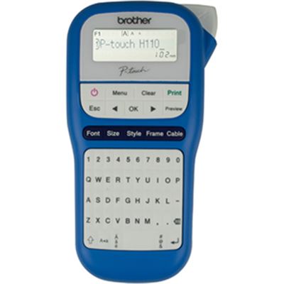 Brother PTH110 P-Touch Blue (PTH110BW)