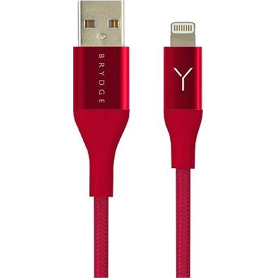 Brydge 1.2M CABLE LIGHTNING TO USB RED (BRYCC00A6P)