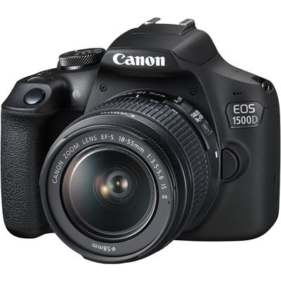 Canon EOS 1500D 24.1MP DSLR (EFS 18-55 III) Camera (1500DKB)