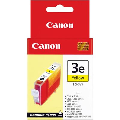 Canon BCI3EY Yellow Ink Tank Suitable For BJC3000BJC6000 (BCI3EY)