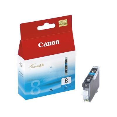 Canon Cyan Ink Cartridge CLI8C For IP4200 4300 5200 6600D (CLI8C)