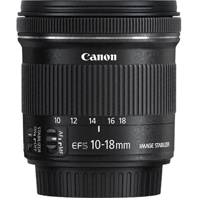 Canon EF-S 10-18MM F4.5-5.6 IS STM WIDE ANGLE LENS (EFS1018ISST)