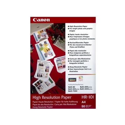 Canon HR-101 High Res Paper A4 110GSM 50 Sheets For All (HR-101N)