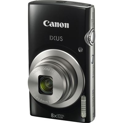Canon IXUS 185 20.0MP 8x Zoom Digital Camera Black (IXUS185BK)