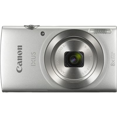 Canon IXUS 185 20.0MP 8x Zoom Digital Camera Silver (IXUS185S)