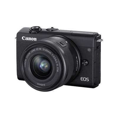 Canon EOS M200 24.1MP Mirrorless + EF-M 15-45 IS Lens (M200KISB)