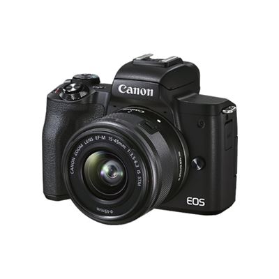 Canon EOS M50 Mk II, 24.2MP Mirrorless Camera w/EF-M 15-45 IS (M50MII)