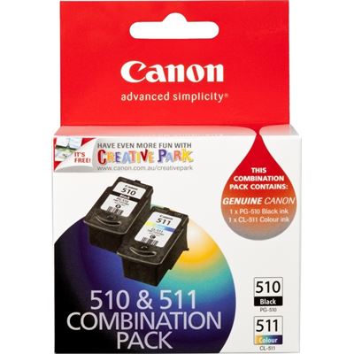Canon PG510CL511CP 1 x PG510 Black Ink Cartridge & (PG510CL511CP)