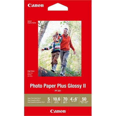 Canon PHOTO PLUS GLOSSY PHOTO III 4X6 50 PACK (PP301-4X6-50)