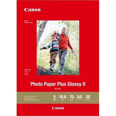 Canon CPP301SQ3IN20 - Canon Glossy Photo Paper+ 20pk (PP301-SQ3IN-20)