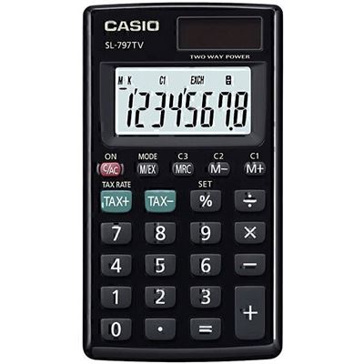 Canon Casio SL797TVBK Tax Calculator (SL797TVBK)