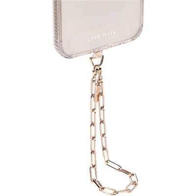 Case-Mate Phone Strap Chain Link Wristlet - Gold 