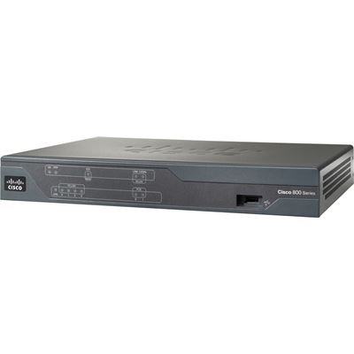Cisco SRST881 ENet FXS FXO Sec Router REMANUFACTURED (C881SRST-K9-RF)