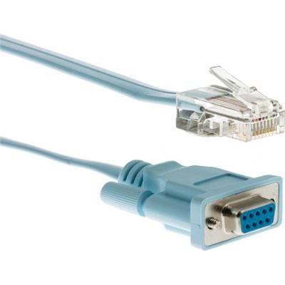 Cisco Console Cable 6ft with RJ45 and DB9F (CAB-CONSOLE-RJ45)