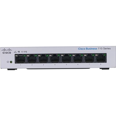 Cisco CBS110 Unmanaged 8 port GE Desktop Ext (CBS110-8T-D-AU)