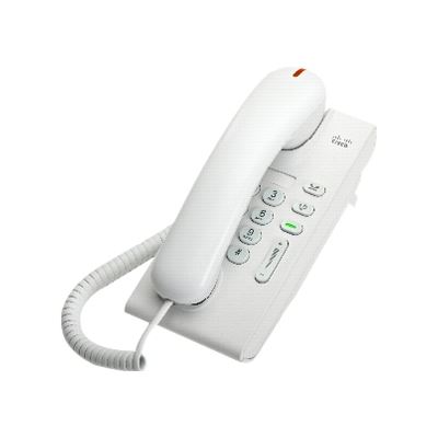 Cisco UC PHONE 6901, WHITE STANDARD HANDSET EN (CP-6901-W-K9=)