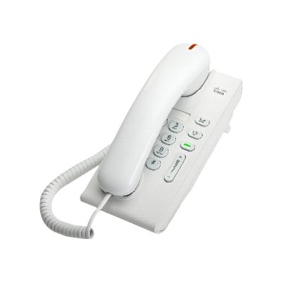 Cisco UC Phone 6901 White Slimline handset (CP-6901-WL-K9=)