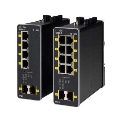 Cisco IE1000 GUI based L2 PoE switch 2GE SFP + 4 FE (IE-1000-4P2S-LM)